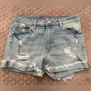 Just USA Light Blue Jean Shorts